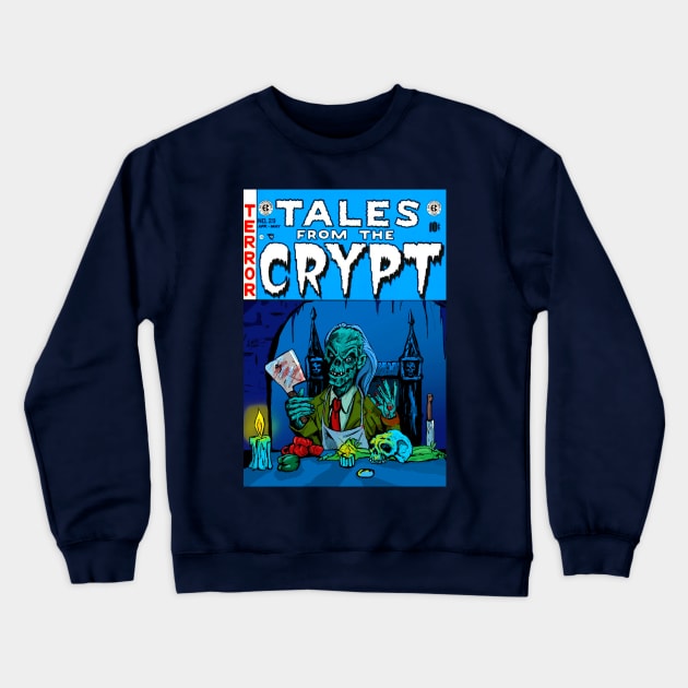 The Crypt Keeper Crewneck Sweatshirt by Art Of Lunatik